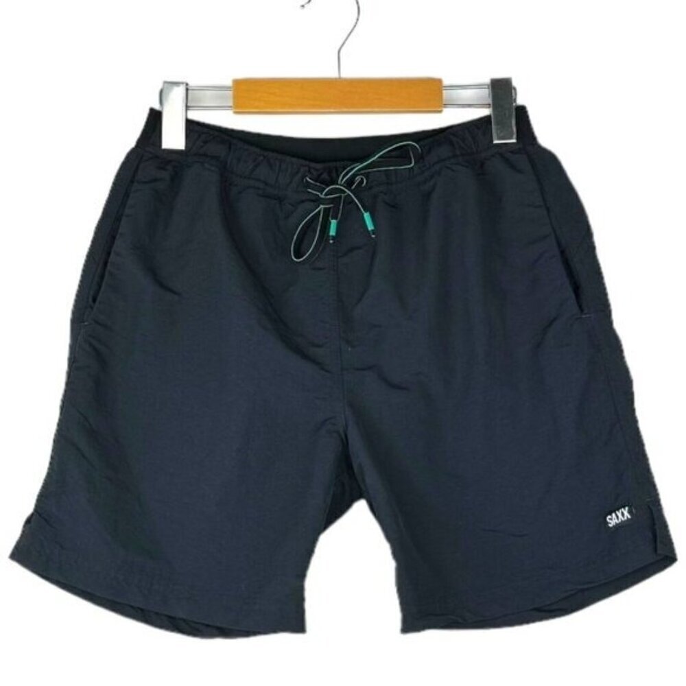 Saxx Cannonball 2N1 Shorts Mens Hybrid Black Ballpark Pouch Gym Brief Liner US S